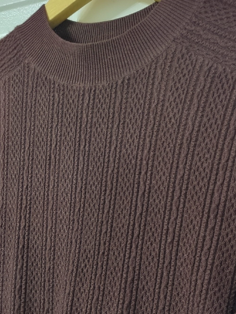 Sezane Adele Jumper In Chocolate, Size XS - Picture 5 of 10